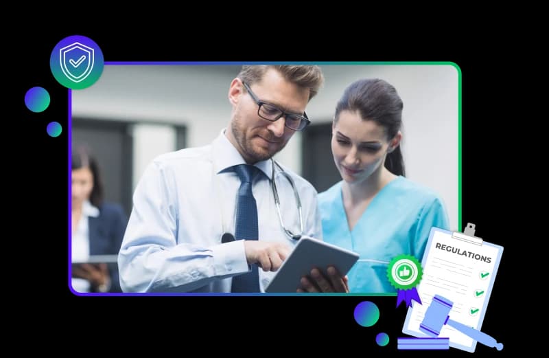 Regulated industries compliance illustration